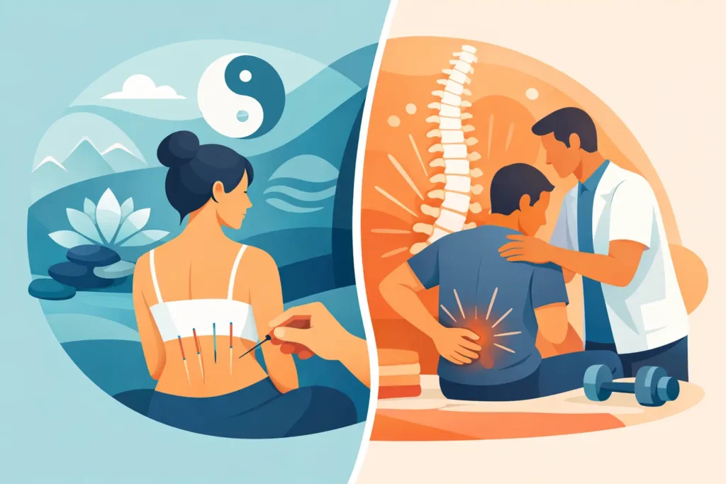 Acupunctuur versus fysiotherapie bij rugpijn