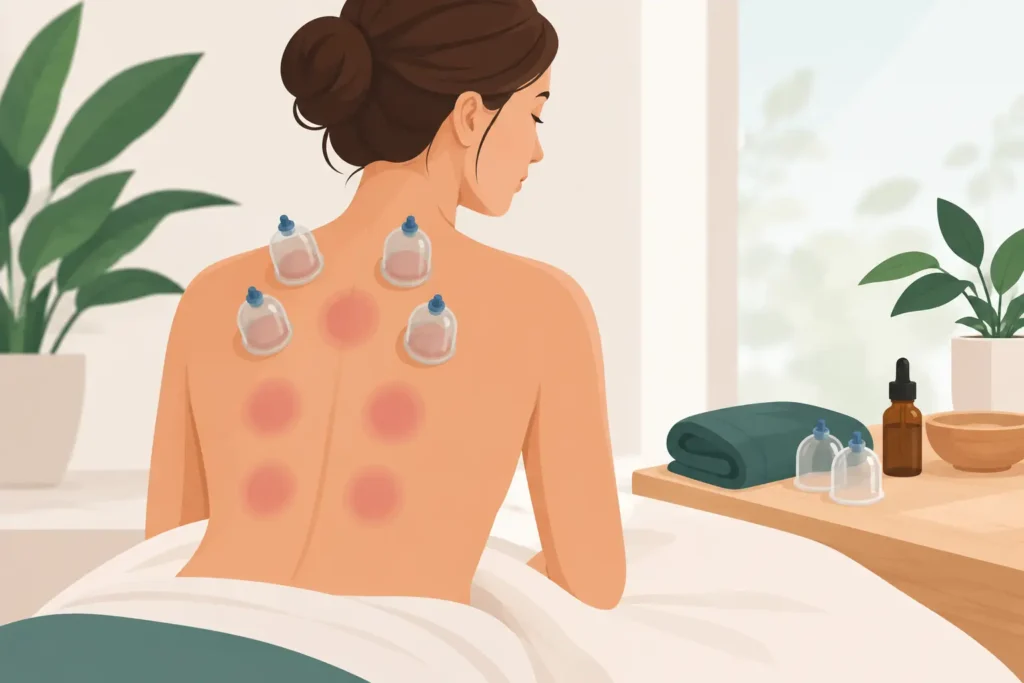 Nazorg bij een cupping behandeling thuis